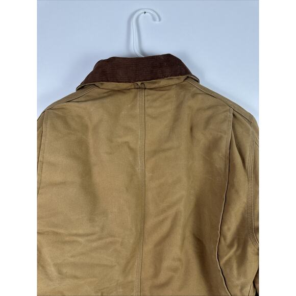 Vintage Carhartt Coat Brown Duck Canvas Tan 42 Tall CQ196 - Picture 6 of 16